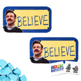 Believe Candy Filled Tin (2 Pack) Blue Raspberry Flavored Candy with 2 Gosutoys Stickers