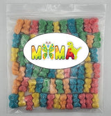 MiMa MiMa Assorted Sour Gummy Candy - Tangy, Chewy SOUR Candy in Fun Shapes - Holiday Candy for Christmas Gifts & Stocking Stuffers - Sour neon Bears