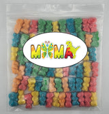 MiMa MiMa Assorted Sour Gummy Candy - Tangy, Chewy SOUR Candy in Fun Shapes - Holiday Candy for Christmas Gifts & Stocking Stuffers - Sour neon Bears