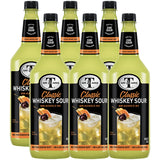 Mr & Mrs T Whiskey Sour Mix, 1L Bottle, - Premium Cocktail Mixer for Whiskey Sour Mixes, Ready to Use