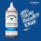 Kinder’s Japanese BBQ Cooking Sauce & Glaze 2 Pk (31 oz) - with Soy, Ginger & Garlic to Marinate, Stir-Fry Grill + Barbecue Guide & Bottle Opener (4