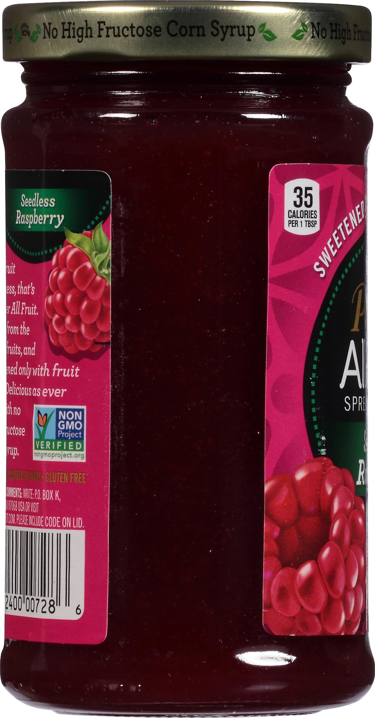 Polaner All Fruit Spreadable Fruit, Seedless Raspberry, 10 Ounce