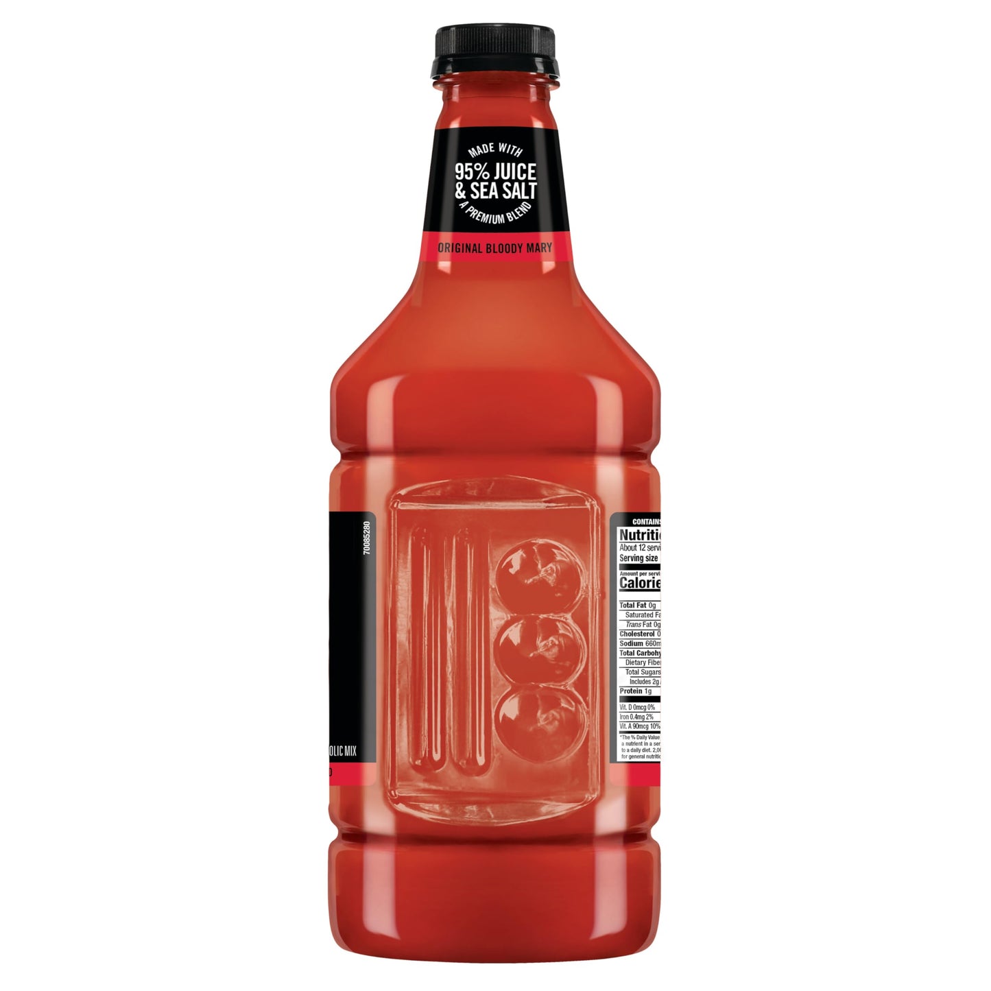 Mr & Mrs T Original Bloody Mary Mix, 1.75 L bottle (Pack of 6), Tomato Juice Blend Cocktail Mixer, Premium Ingredients, Perfect for Bloody Mary