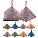 Charcoal Bamboo Bags nature fresh charcoal bags Activated Charcoal Odor Absorber Eliminator Bag (8, Green, Brown, Orange, Blue)