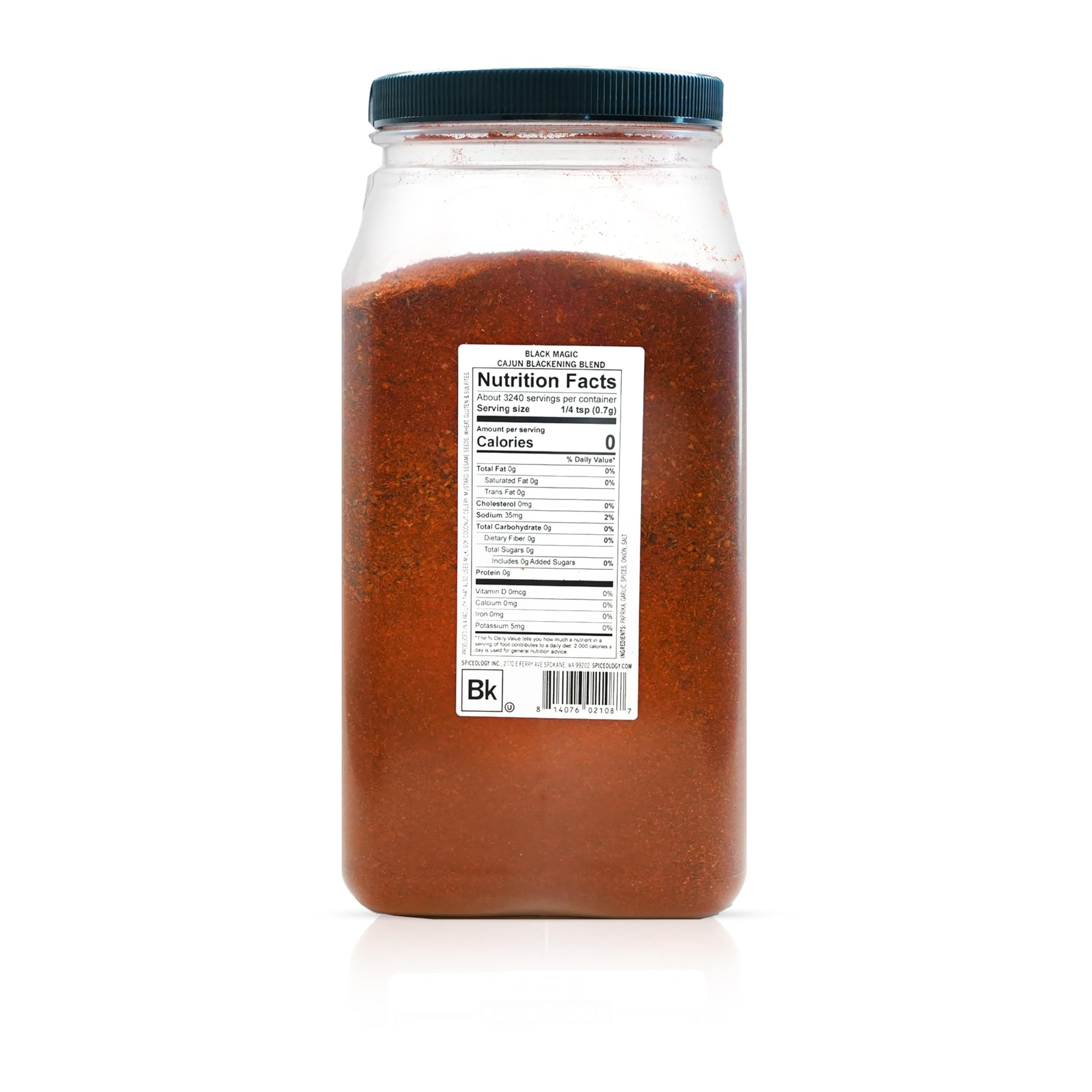 Spiceology - Black Magic Cajun Blackening Seasoning - Bold & Savory Blackening Seasoning for Chicken, Fish, Turkey, and More - Versatile Cajun Spice