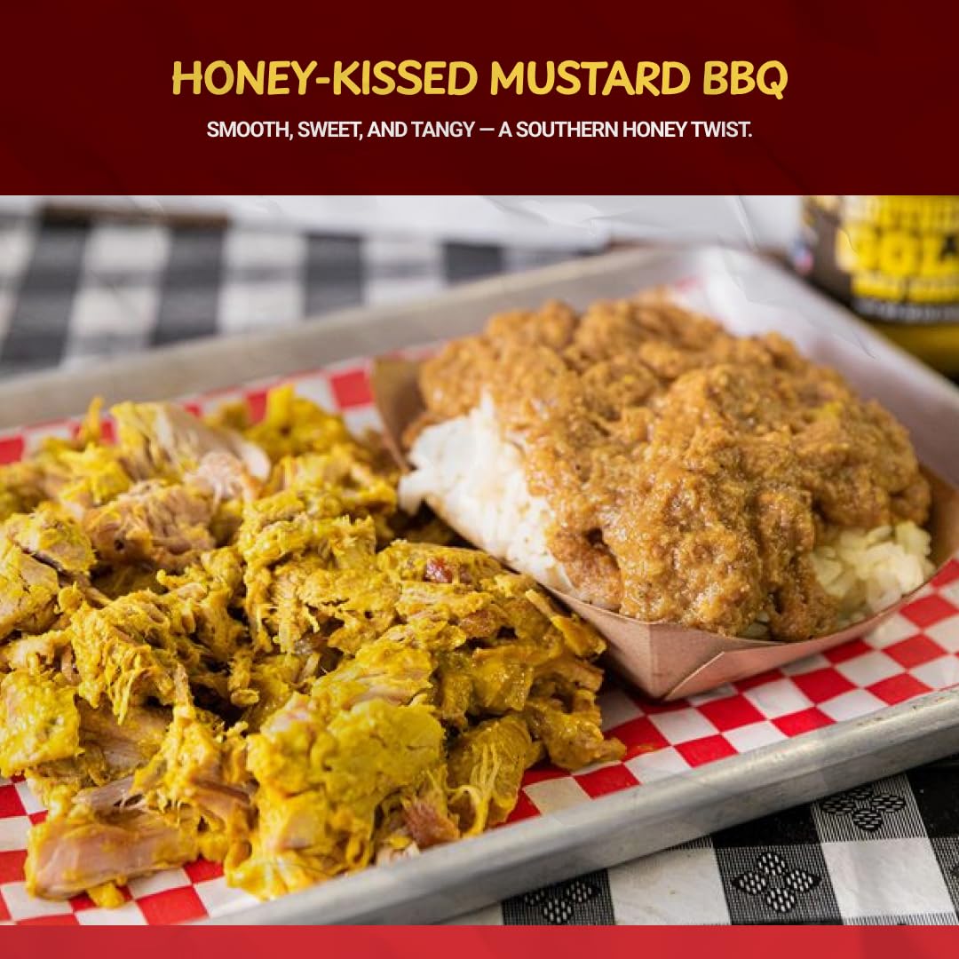 Maurice’s Southern Gold BBQ Sauce, Honey Flavor - Carolina Gold Barbecue Sauce with Sweet Flavor - Authentic Carolina Barbeque Dressing