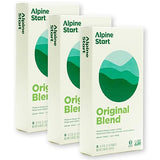 Alpine Start Instant Coffee Original Blend Medium Roast - Individual Powder Mix From High Altitude Arabica Coffee Beans - Hot or Cold Brew for Home