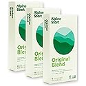 Alpine Start Instant Coffee Original Blend Medium Roast - Individual Powder Mix From High Altitude Arabica Coffee Beans - Hot or Cold Brew for Home