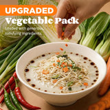 HealSpot High Protein Instant Ramen, 6 Pack Non Fried Ramen Broth, 32g Plant Based Protein, Low Fat, Low Carb, Non GMO, Keto Friendly Plant Based