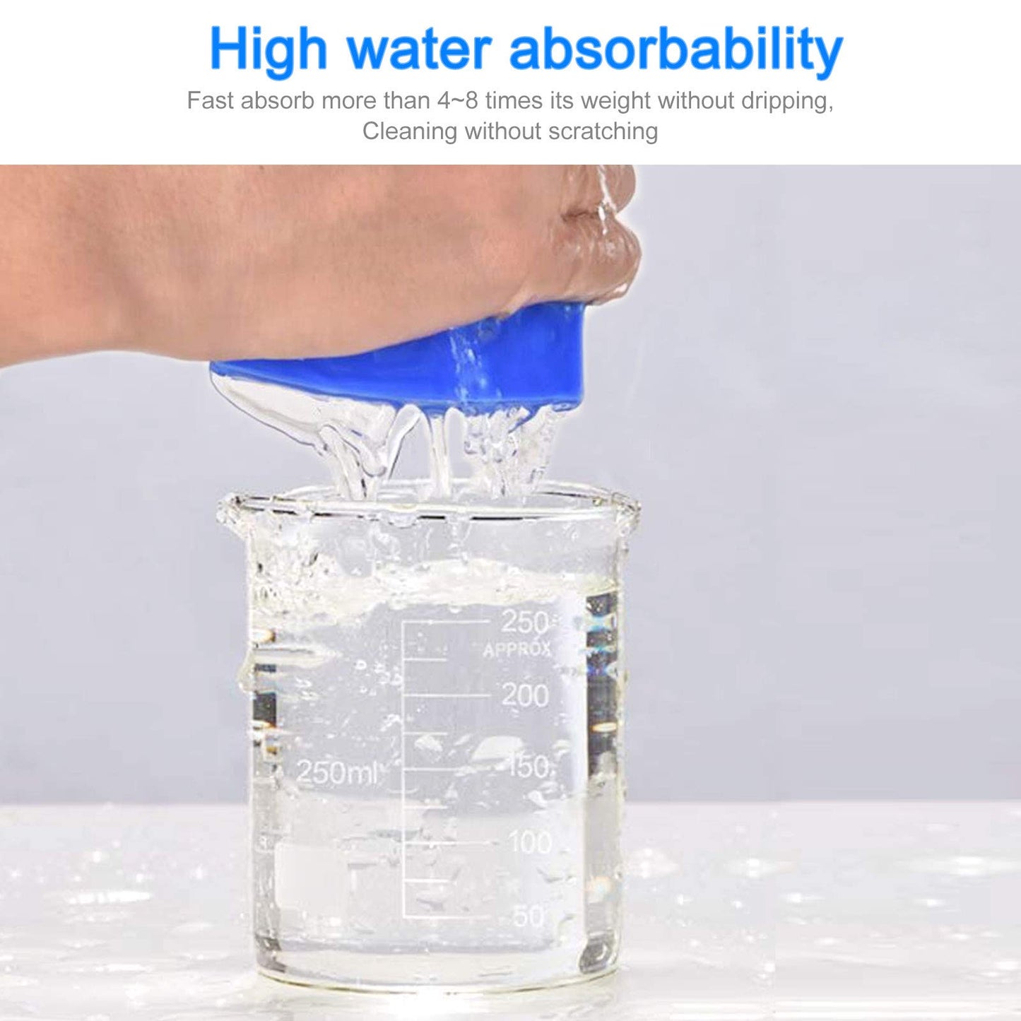 SAUGWUNDER Cleaning Sponge Super Absorbent Water Durable ^~ You Know 17.5×7.5×3.5 cm[6.9 x 3 x 1.38 inches] Use for Household Clean Cars/Boats The