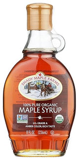 Shady Maple Farms Organic Grade A Amber Maple Syrup, 8 Fl Oz