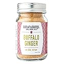 Burlap & Barrel Buffalo Ginger - Spicy, Fruity and Intense Heirloom Ginger Powder with a Bite - Add to Stir Fries, Soups, and Teas - 1.8oz Glass Jar