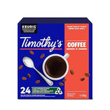 Timothy's World Coffee Rainforest Espresso K-cup for Keurig Brewers, 24 Count