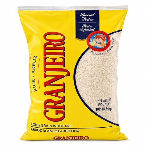 Brazillian Long Grain White Rice 10lbs - Granejiro