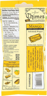 Chimes Ginger Chews 1.5 Oz. - Pack of 3 (Mango)