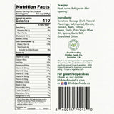 Hidden Foods Sausage & Garlic Hearty Sicilian Style Sauce, 4g Protein & 4g Fiber, No Added Sugar, Slow Cooked Italian Flavor, Made With Hidden