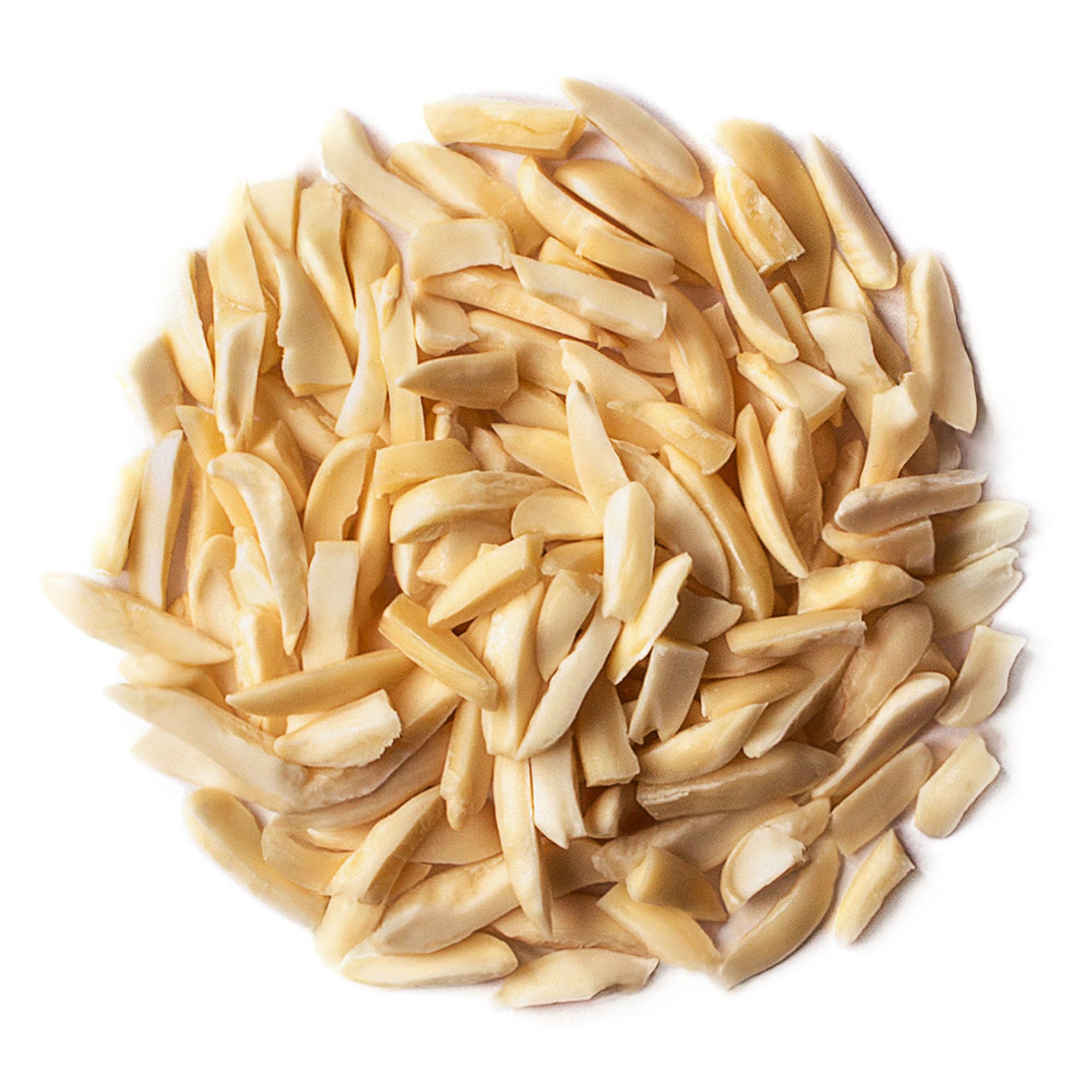 Food to Live Dry Roasted Blanched Slivered Almonds 1 Pound- Perfectly Oven Toasted for Maximum Flavor, Unsalted, No Oil Added, Perfect for Cooking