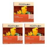 Nutmeg State Nutrition - Fruit Drink - High Protein, Low Calorie, Low Carb, Low Sugar, Fat Free, Loaded with Vitamins, 7 Servings Per Box (Orange, 3