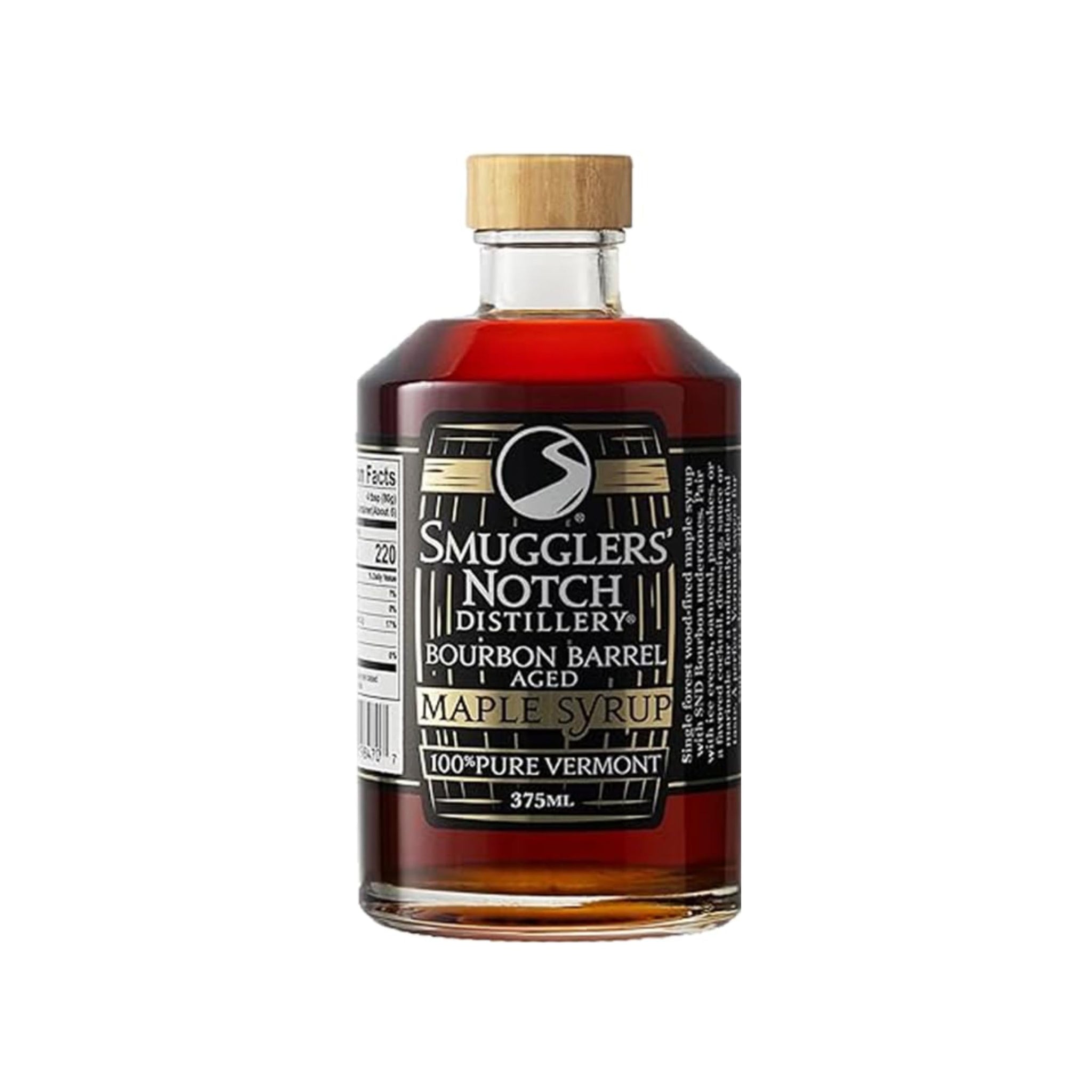 Smugglers’ Notch Maple Works - Bourbon Barrel Aged - 100% Pure Vermont Maple Syrup - Natural Sweetener & Gluten Free - Rich Taste - Waffles