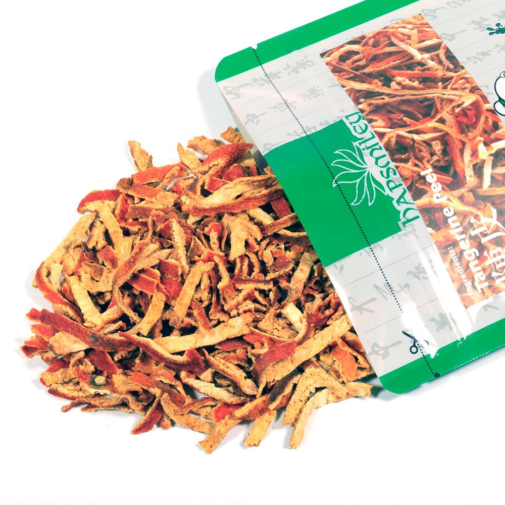 Hapsmiley Dried Tangerine Peel Tea (Dried Mandarin Orange Peel/Chen pi/??/?? ?/??? ?) Dried Bulk Herbs 100g (3.5 Oz)