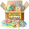 Wax Bottle Candy - 4 Pounds - Pastel Favors - Wax Candies - 90s Novelty Treats - Candy Drinks