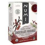 Numi Organic Chocolate Rooibos Tea, 16 Tea Bags (Pack of 6), Red Tea with Cocoa, Honeybush & Vanilla (Packaging May Vary)