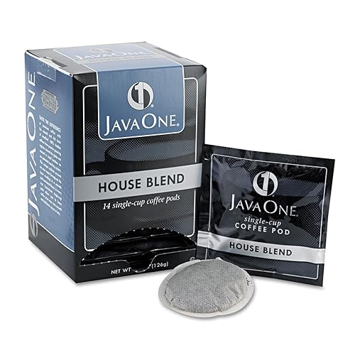 Java One 40300 Coffee Pods, House Blend, Single Cup, 14/Box