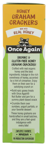 Once Again Organic Honey Graham Crackers, 7.93 OZ