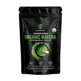 GreenMissy Organic Matcha Powder 7.05 OZ (200 g) - Premium Ceremonial Grade, Authentic Japanese Matcha Green Tea, 100% Pure Matcha for Tea, Smoothies