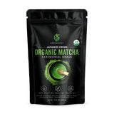 GreenMissy Organic Matcha Powder 7.05 OZ (200 g) - Premium Ceremonial Grade, Authentic Japanese Matcha Green Tea, 100% Pure Matcha for Tea, Smoothies