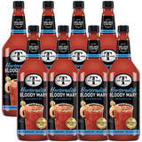 Mr & Mrs T Horseradish Bloody Mary Mix, 1L Bottle, - Premium Cocktail Mixer for Bloody Marys, Ready to Use