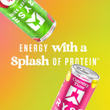 RYSE Functional Energy Drink - 5 Flavors Variety Pack - 150mg Natural Caffeine, 8g Whey Protein & 1g Prebiotics - Sugar Free, Gut-Friendly, Bloat-Free