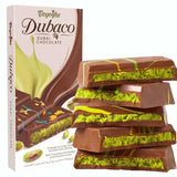 Beyoglu Dubaco Dubai Chocolate Bar - Turkish Pistachio Chocolate with Tahini & Crispy Kadayif | 7 oz Middle Eastern Gourmet Milk Chocolate Imported