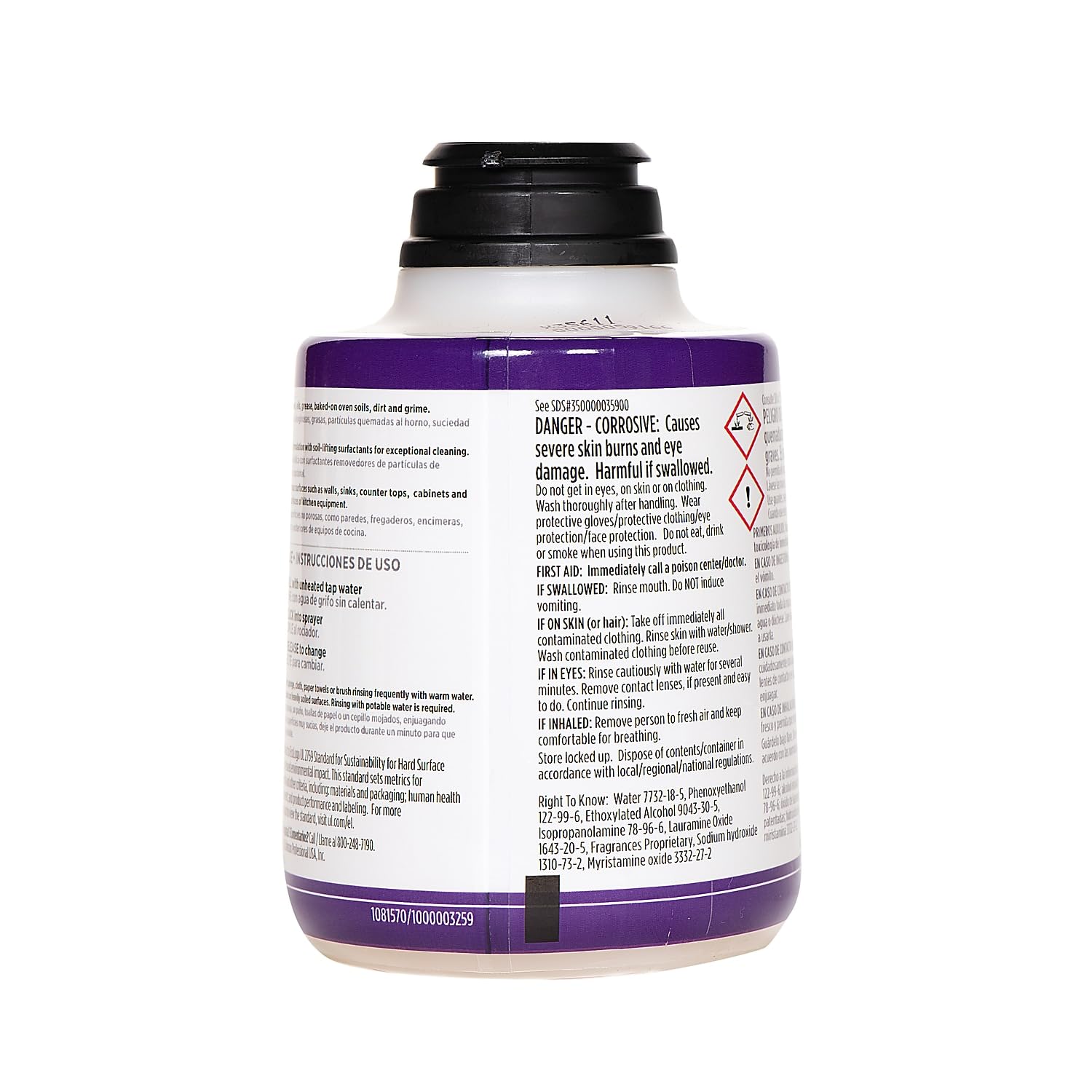 SC Johnson Profesional TruShot 2.0 Power Cleaner & Degreaser, Clean Fresh Scent, 10 oz., 4/Carton (315386)