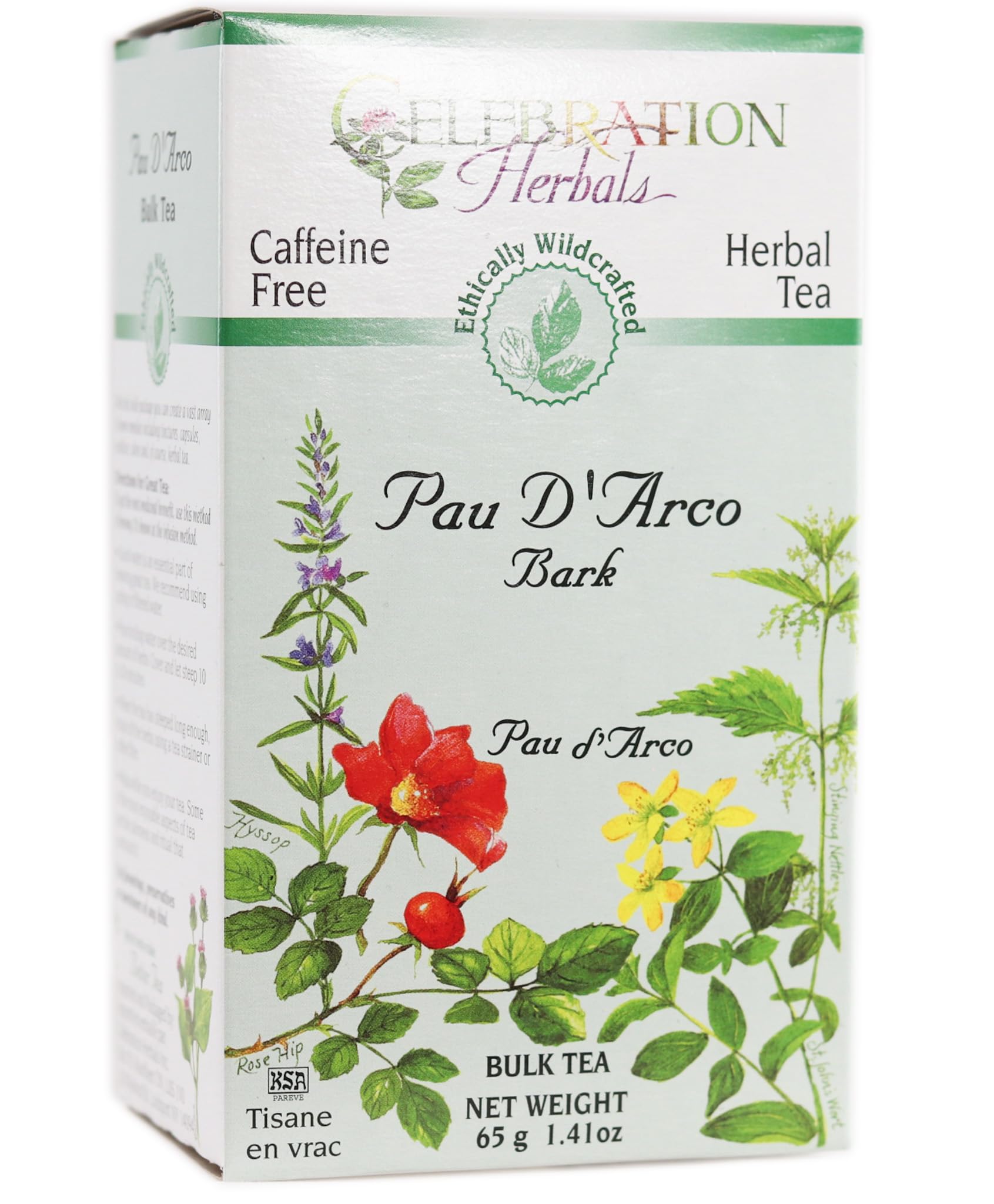 Celebration HERBALS PAU D Arco Wildcrafted 65 gm, 0.02 Pound
