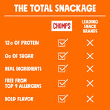Chomps Original Chicken Jerky Meat Snack Sticks 24-Pack - Keto, Paleo, Low Carb, Whole30 Approved, 12g Lean Meat Protein, Gluten Free, Antibiotic