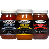 Cackalacky Cookout Trio (Sweet, Secret and Bold Gold sauces)