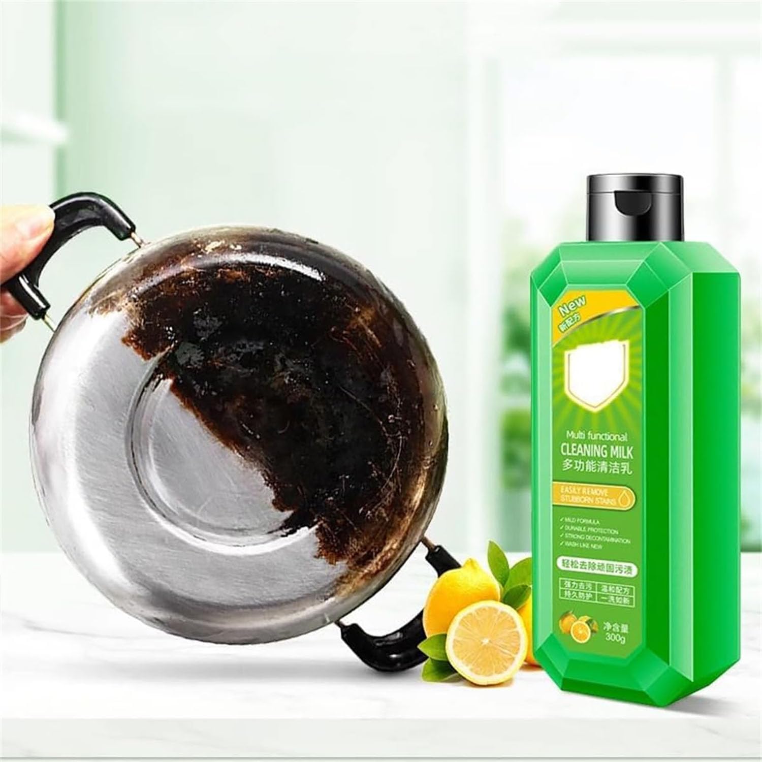 Chowye Powerful Multifunctional Cleaner, Multipurpose Concentrate Cleaner, Multi-Scene Household Strong Decontamination Cleaning Milk, Effectively