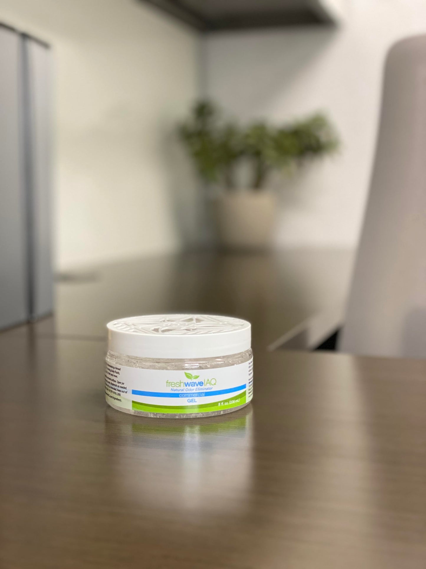 Fresh Wave IAQ Commercial Odor Eliminating Gel, 8 Fl. Oz. | Odor Absorbers for Home | Safer Odor Relief | Natural Plant-Based Odor Eliminator |