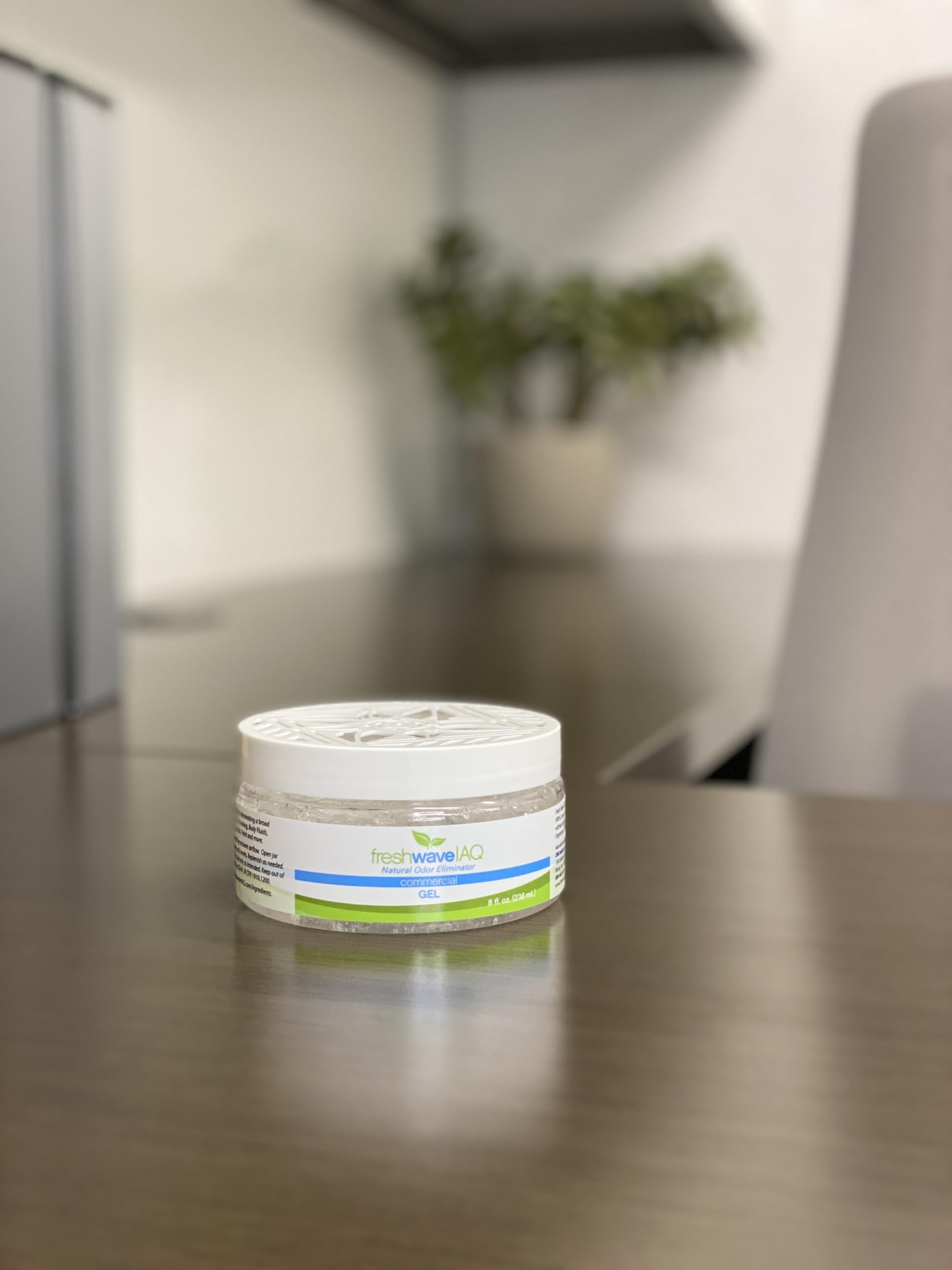 Fresh Wave IAQ Commercial Odor Eliminating Gel, 8 Fl. Oz. | Odor Absorbers for Home | Safer Odor Relief | Natural Plant-Based Odor Eliminator |