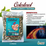 Colesterol Herbal/Tea 4 oz-113gr. Baja la Persion, el Colesterol y Triglicéridos