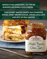 Stonewall Kitchen Maple Bacon Onion Jam, 11.75 oz