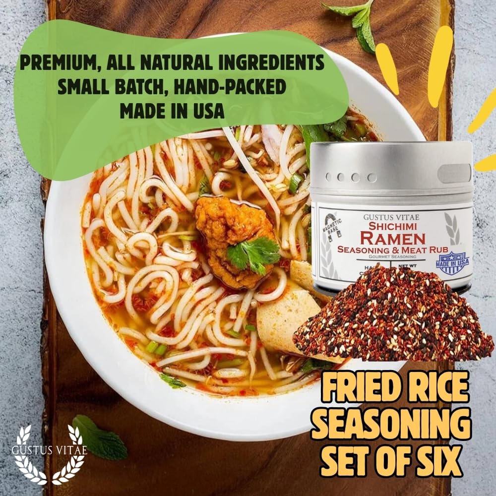 Gustus Vitae | Fried Rice Seasoning Collection | All Natural Spice Blends