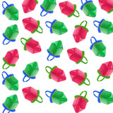 Dee Best Dreidel Jewel Pop Ring Shape Candy - Variety Pack 36 Individually Wrapped