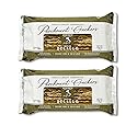 DeLallo Parchment Crackers, Flatbread Crackers with Crisp Light Texture, Made in Italy with Italian Olive Oil, Preservative Free, Non-GMO, Vegan, 2.65