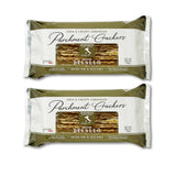 DeLallo Parchment Crackers, Flatbread Crackers with Crisp Light Texture, Made in Italy with Italian Olive Oil, Preservative Free, Non-GMO, Vegan, 2.65
