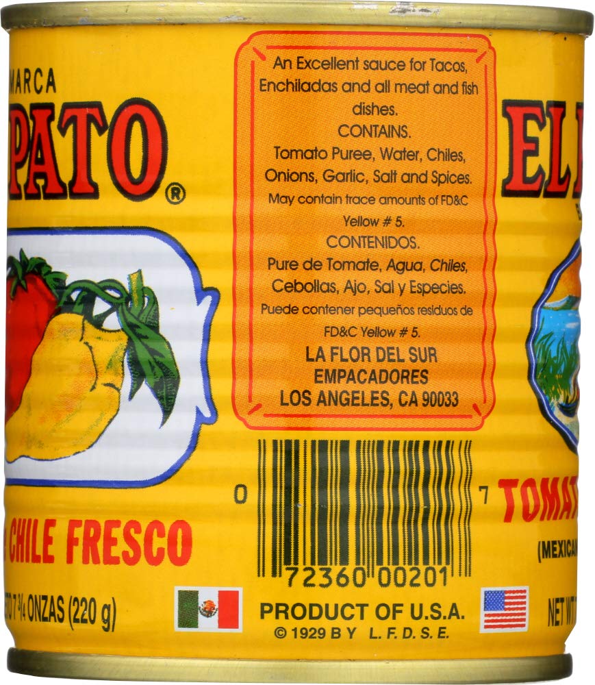 El Pato Sauce Hot Tomato 7.75 Oz