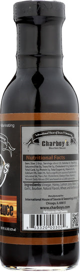 CHARBOYS Bourbon Sauce, 14.5 OZ