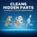 Finish In-Wash Dishwasher Cleaner: Clean Hidden Grease and Grime, 3 ct