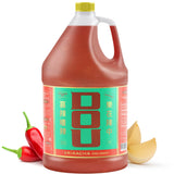 DOU by Uncle Chen Sriracha Hot Chili Sauce - Naturally Red, Fresh Jalapeño & Cayenne, Professional Kitchen Quality, 60-Year Family Recipe (128oz)